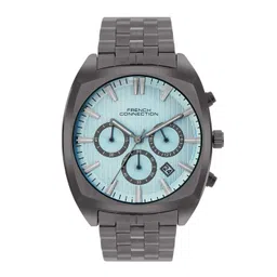 French Connection Men Dial & Stainless Steel Bracelet Style Straps Analogue Chronograph Watch FCN0122GNM-picture-20
