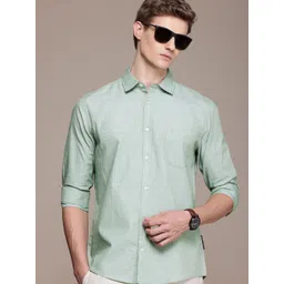 French Connection Men Premium Slim Fit Pure Cotton Casual Shirt-picture-21