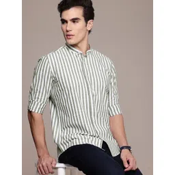 French Connection Men Smart Slim Fit Pure Cotton Casual Shirt-picture-17
