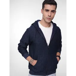 French Connection Men's Textured Hooded Sweatshirt-picture-33