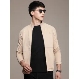 French Connection Mock Collar Long Sleeves Front-Open Sweatshirt-picture-14