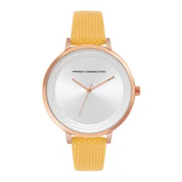 French Connection Solid Dial & Textured Leather Straps Analogue Watch FCN00001B-image-41