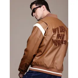 French Connection Typography Embroidered Detailed Varsity Jacket-picture-15