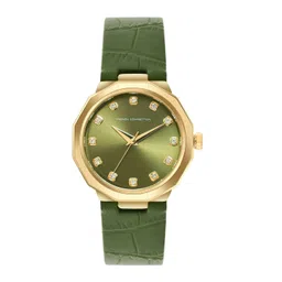 French Connection Women Embellished Dial & Leather Straps Analogue Watch FCT2NL-picture-38