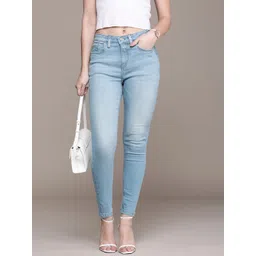 French Connection Women Skinny Fit Light Fade Stretchable Jeans-picture-28