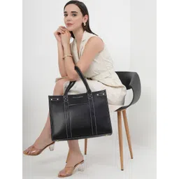 French Connection Women Solid Shoppers Tote Bag-picture-15