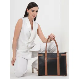 French Connection Women Solid Structured Tote Bag image 1