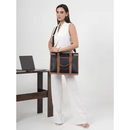 French Connection Women Solid Structured Tote Bag image 2