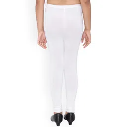 FRENCH KLEIDER Girls Pack Of 2 Pure Cotton Churidar Length Leggings image 4