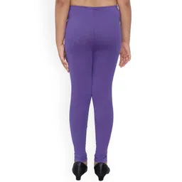 FRENCH KLEIDER Girls Pack Of 2 Pure Cotton Churidar Length Leggings image 2