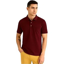 french vouge Men's Cotton Regular Fit Polo T-Shirt | Collar Tshirts | Half Sleeves | Plain-Regular Fit | (M to XL)-picture-23