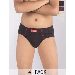 FRENCHIE Boys Pack Of 4 Blaze Assorted Pure Cotton Basic Briefs FR-BI-BF-JRBLC-2X5-75-PO4-picture-11