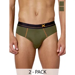 FRENCHIE Men Pack Of 2 Mid-Rise Basic Briefs FR-MI-BF-DRIP-1X5-BOLIV-S-PO2-picture-22