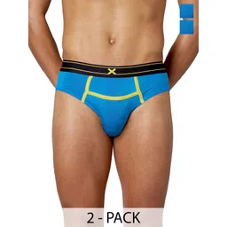 FRENCHIE Men Pack Of 2 Mid-Rise Basic Briefs FR-MI-BF-RIZZ-1X5-FRBLU-S-PO2-picture-13