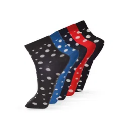 FRENCHIE Men Pack Of 5 Assorted Patterned Ankle-Length Socks-picture-23