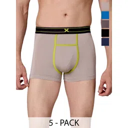 FRENCHIE Men Pack Of 6 Assorted Short Trunks FR-MI-TR-RIZZ-1X5-ASTD-S-PO6-image-45
