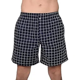 frenchie Mens Printed Cotton Mid Rise Boxer Shorts with Side Pocket - Pack of 1 (Colors & Prints May Vary)-picture-55