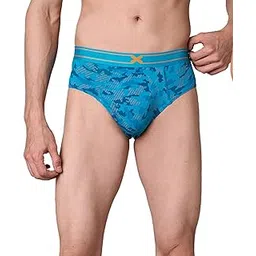 frenchie X-Rage Camouflage Printed Tencel Micro Modal Elastane Stretch Briefs for Men with Ultra Soft Waistband, 24/7 Active Fresh & Sweat-Wicking Properties (Capri Breeze Blue - M)-picture-15