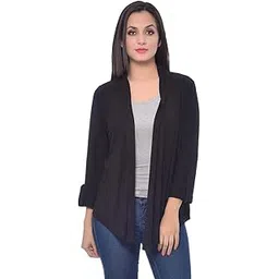 frenchtrendz Womens's Viscose Crepe Shrug(Size: XS-4XL)-picture-22