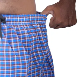 frenzy fashiion PREMIUM COTTON LUNGI WITH SIDE POCKET | SOFT CHECKED LUNGI FOR MEN Checkered Men Dhoti-picture-12