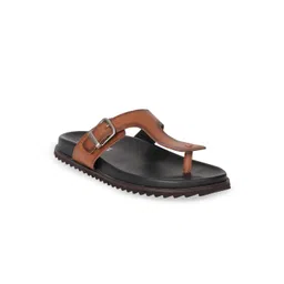 Fresco Italia Slip-On Cushioned Footbed Leather Comfort Sandals-picture-38