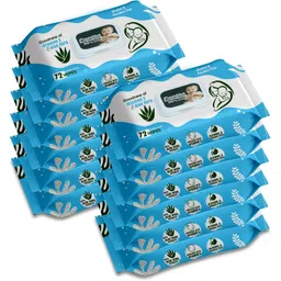 freshclick Baby Wet Wipes Aloe Vera & Vitamin E Enriched, Alcohol & Paraben Free Pack of 12-picture-42