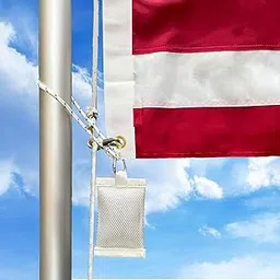 FRF FLAG Flag Weights 1.5 LB, Curtain Weights, Flag Weights for Bottom of Flag Outdoor, 7.5x3 Inch Flag Weight for Windy Flag Location Keeps Flag from Sliding up, with a Carabiner-picture-10