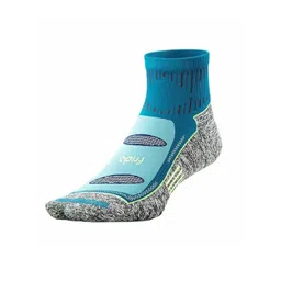 Frido Unisex Cyan Small Active Quarter Length Socks-picture-10