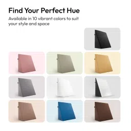 Frido Wedge Plus Cushion Cover | Ultrasoft, Breathable & Cool Pillow Cover | Aesthetic Pillow Cover for Home | Durable & Machine Washable | Black image 4