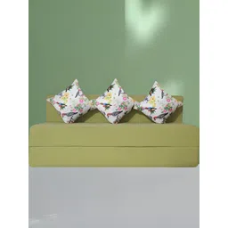 FRIENDS LIFE Green 3 Seater Fold Out Sofa Cum Bed with 3 pillow-picture-15