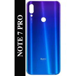 FriendzzWorld Redmi Note 7 Pro (Blue) Glass Back Panel-picture-27