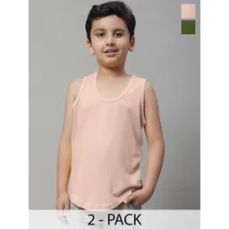 Friskers Boys Pack Of 2 Cotton Basic Vests 070525KDC-32-34-picture-16