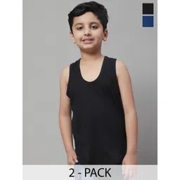 Friskers Boys Pack Of 2 Pure Cotton Basic Vests 070525KDC-01-05-image-46