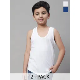 Friskers Boys Pack Of 2 Pure Cotton Basic Vests 070525KDC-02-05-picture-58