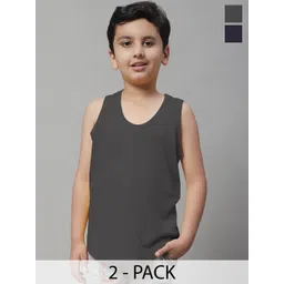 Friskers Boys Pack Of 2 Pure Cotton Basic Vests 070525KDC-17-41-picture-48