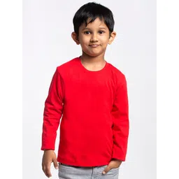 Friskers Boys Red Pure Cotton T-shirt-picture-29