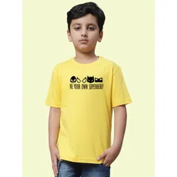 Friskers Boys Typography Printed Round Neck Cotton T-shirt-picture-55