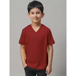 Friskers Boys V-Neck Pure Cotton Slim Fit T-shirt-picture-55