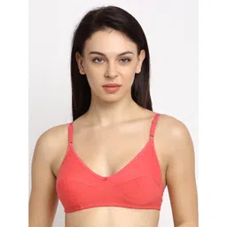 Friskers Coral Solid Non-Wired Non Padded Balconette Bra OO-314-08-30-picture-12