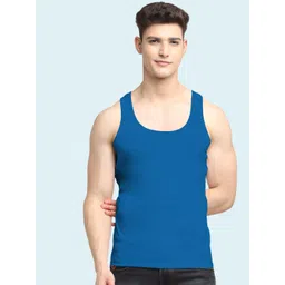 Friskers Men Solid Round Neck Cotton Gym Innerwear Vests-picture-21