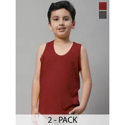 Friskers Pack Of 2 Cotton Basic Vests 070525KDC-14-41-picture-51