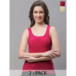 Friskers Pink Cotton Tank Top-picture-38