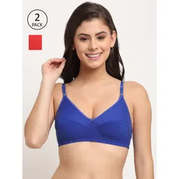 Friskers Red & Blue Push-Up Bra Pack of 2-picture-18