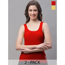 Friskers Red Cotton Tank Top-picture-27