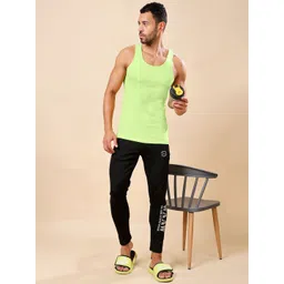 Friskers Round Neck Cotton Gym Vests-picture-15