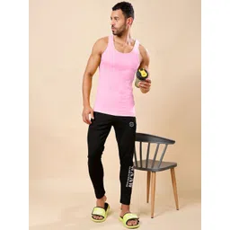 Friskers Round Neck Cotton Gym Vests-picture-17
