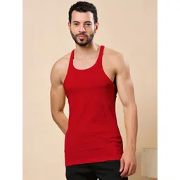 Friskers Round Neck Pure Cotton Gym Vest 040725CA-03-picture-19