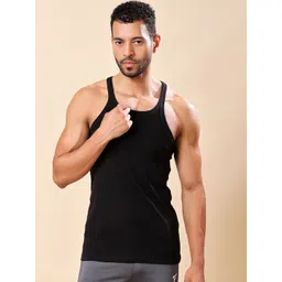 Friskers Round Neck Pure Cotton Vest 040725CA-01-picture-16
