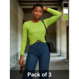 Friskers Twisted Cotton Crop Top-picture-38