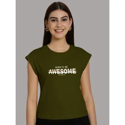 Friskers Typography Printed Extended Sleeves Pure Cotton Crop T-shirt-picture-25